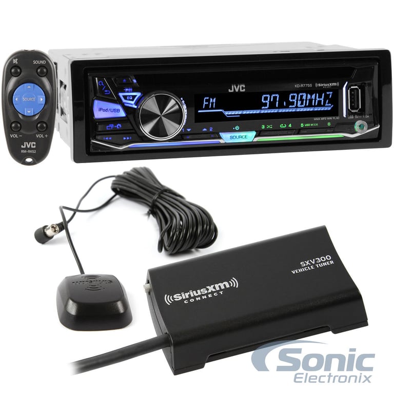 JVC Arsenal KD-R775S + SiriusXM Tuner + $70 Visa Card & 3 Months Free Service* Image 1