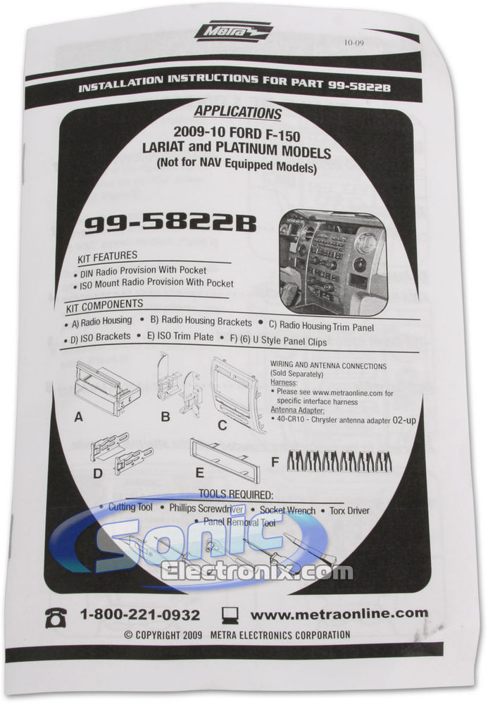 Metra 99-5822B Dash Kit Image 7