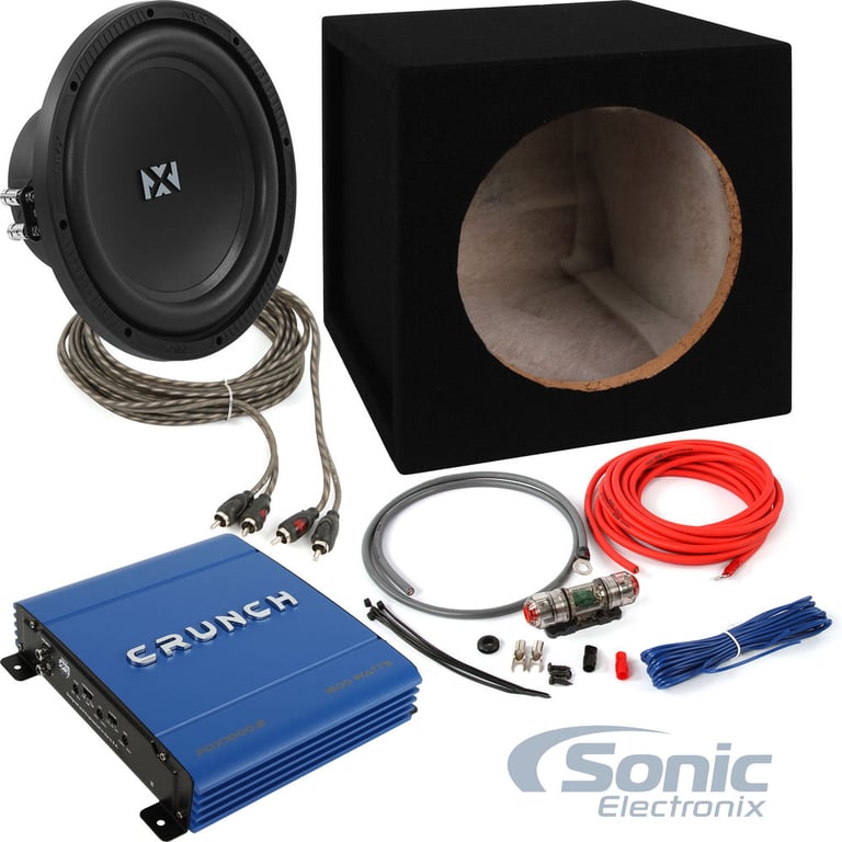 NVX 350W 10" Complete Bass Package Image 1
