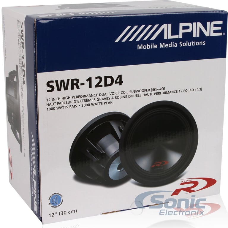 Alpine Type-R SWR-12D4 (Open Box, Works like new) Image 15