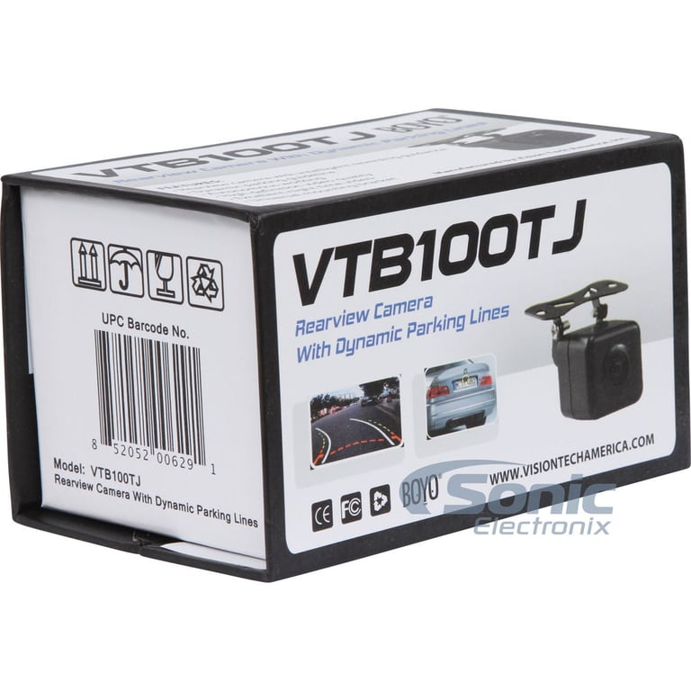 Universal Rear View Backup Camera w/Trajectory Parking Lines Image 7