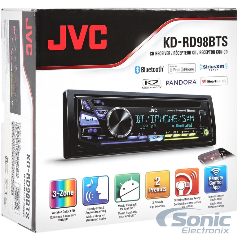 JVC KD-RD98BTS (Ships as KD-RD99BTS) Image 5