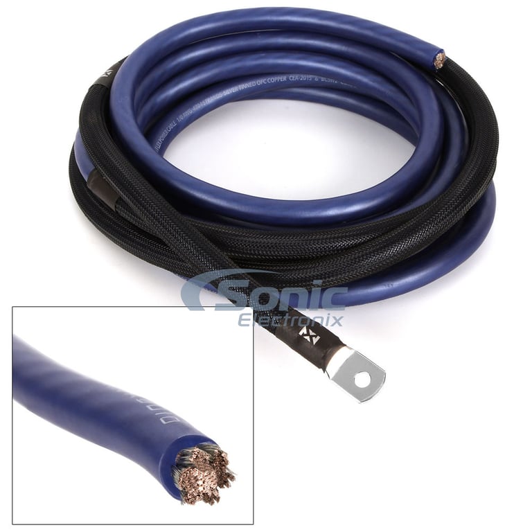 Hifonics Zeus ZRX2416.1D + 100% OFC 1/0 AWG Amp Kit Image 10