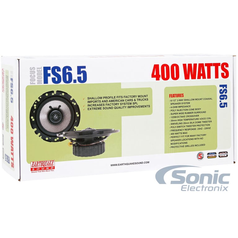 Earthquake Sound Focus FS6.5 Image 4