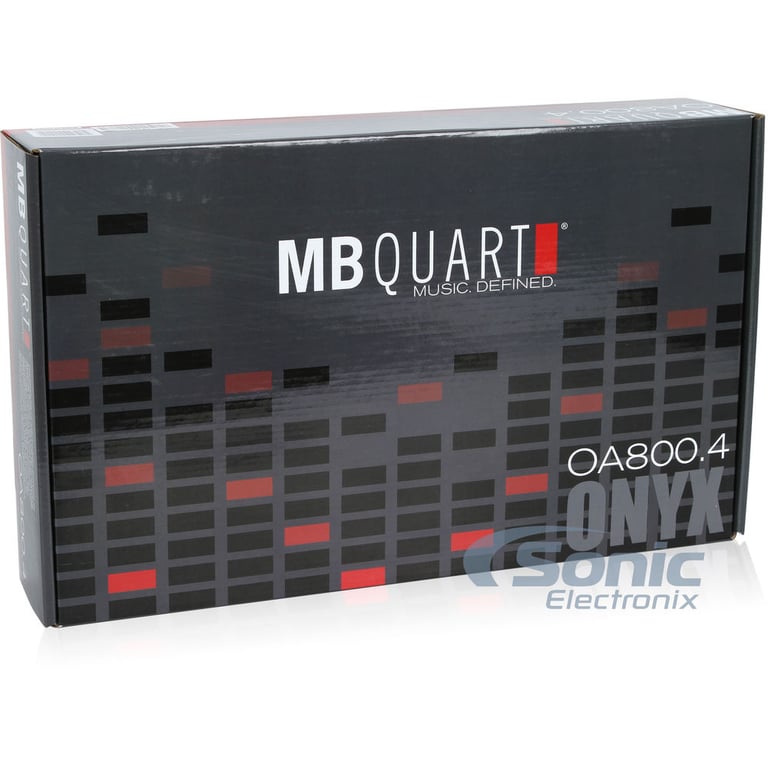 MB Quart OA800.4 + Complete 4 AWG Amp Kit Image 6