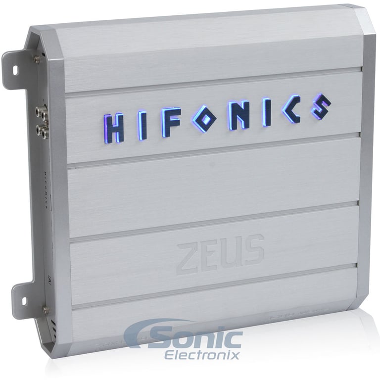 Hifonics Zeus ZRX1200.1D + Complete 4 AWG Amp Kit Image 2