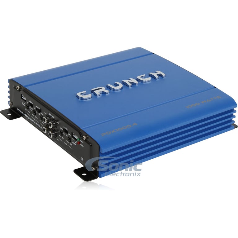 Crunch PDX-1000.4 + Complete 4 AWG Amp Kit Image 2