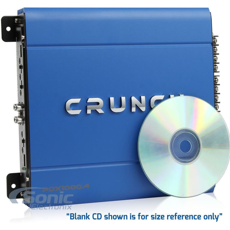 Crunch PDX-1000.4 + Complete 4 AWG Amp Kit Image 3