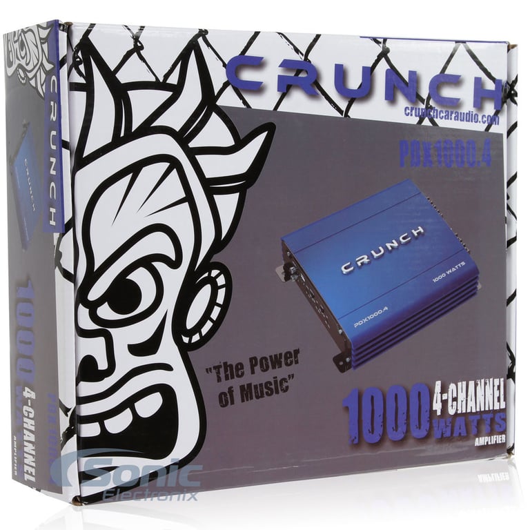 Crunch PDX-1000.4 + Complete 4 AWG Amp Kit Image 9