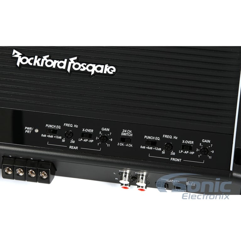 Rockford Fosgate Prime R300X4 + Complete 4 AWG Amp Kit Image 3