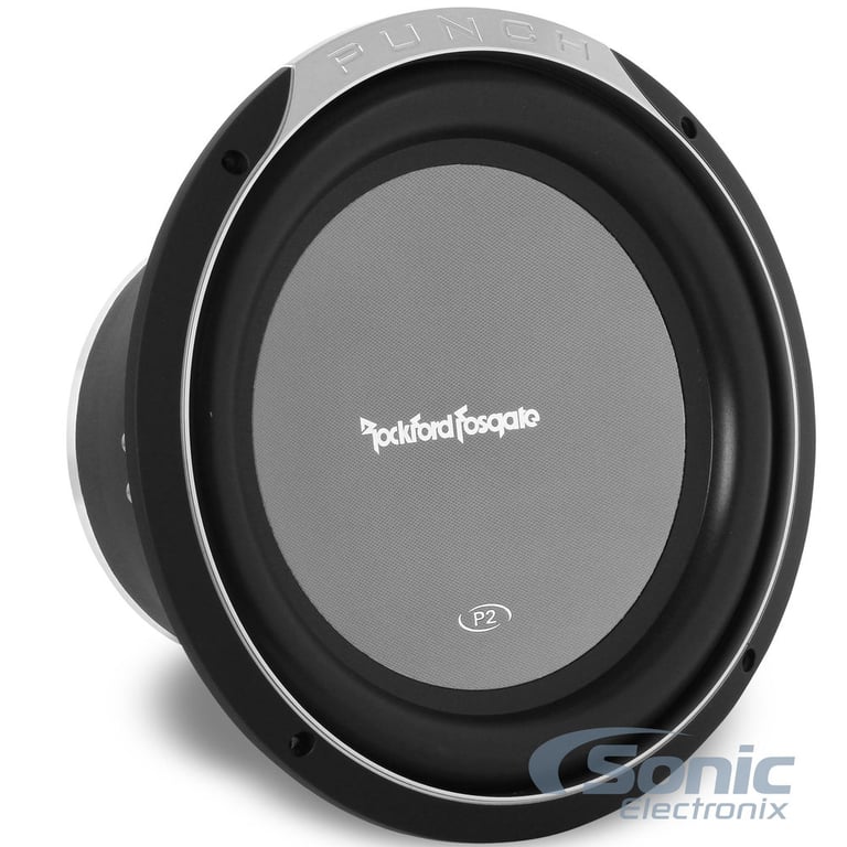 12" Rockford Fosgate Punch P2D2-12 + MDFS1215 Enclosure and Free  Wire Image 2