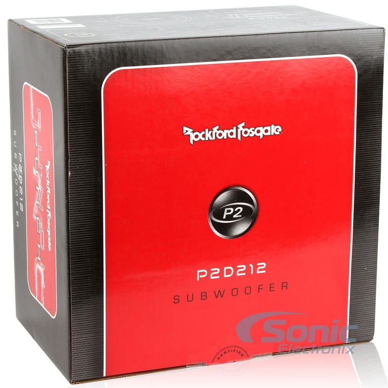 12" Rockford Fosgate Punch P2D2-12 + MDFS1215 Enclosure and Free  Wire Image 6