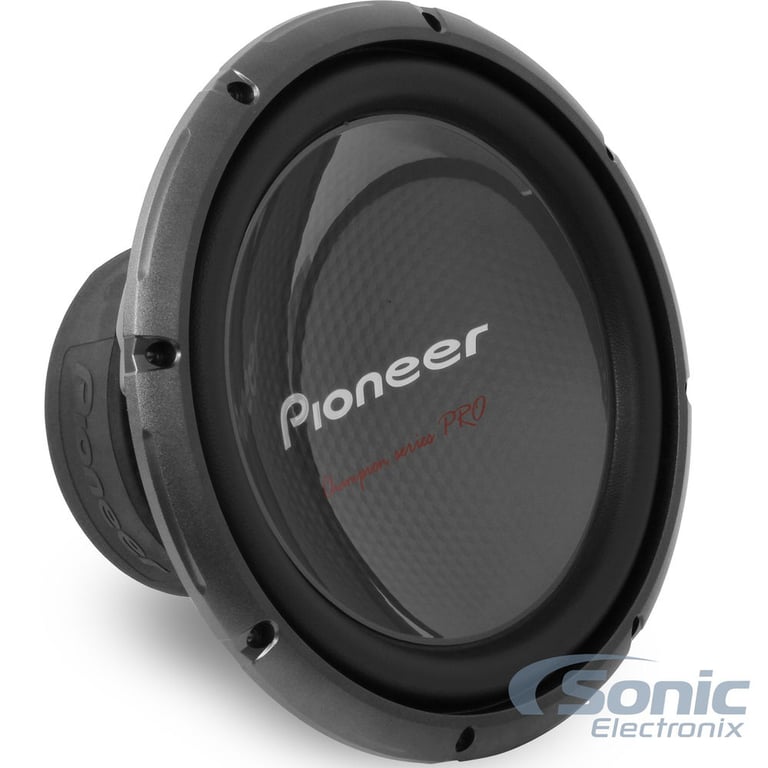 12" Pioneer TS-W3003D4 Subwoofer + Ported Enclosure and Speaker Wire Image 2