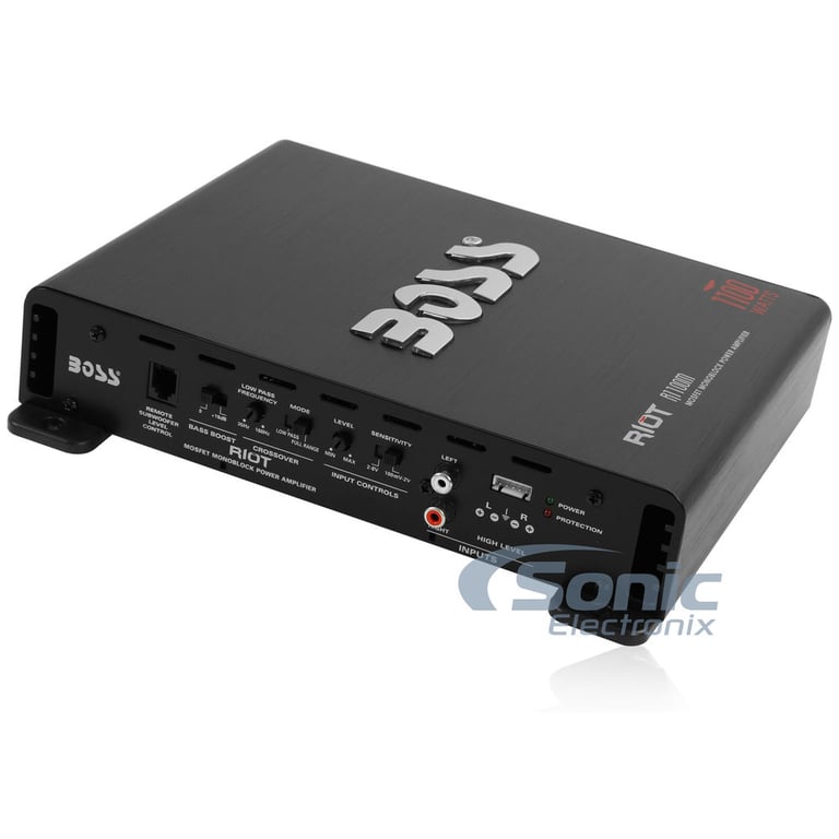 Boss R1100M Amplifier + Complete 8 AWG Amp Kit Image 4