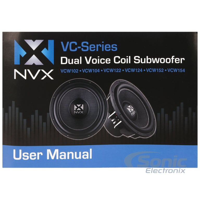 NVX VCW122 with Sealed Enclosure and Speaker Wire Image 8
