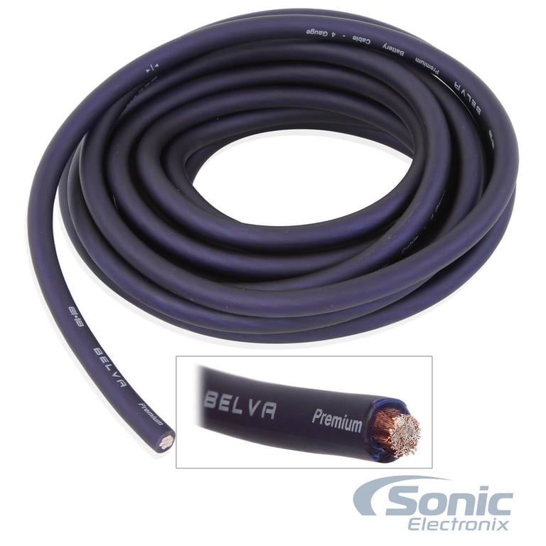 Autotek MMA4000.1D + Complete 4 AWG Amp Kit Image 9