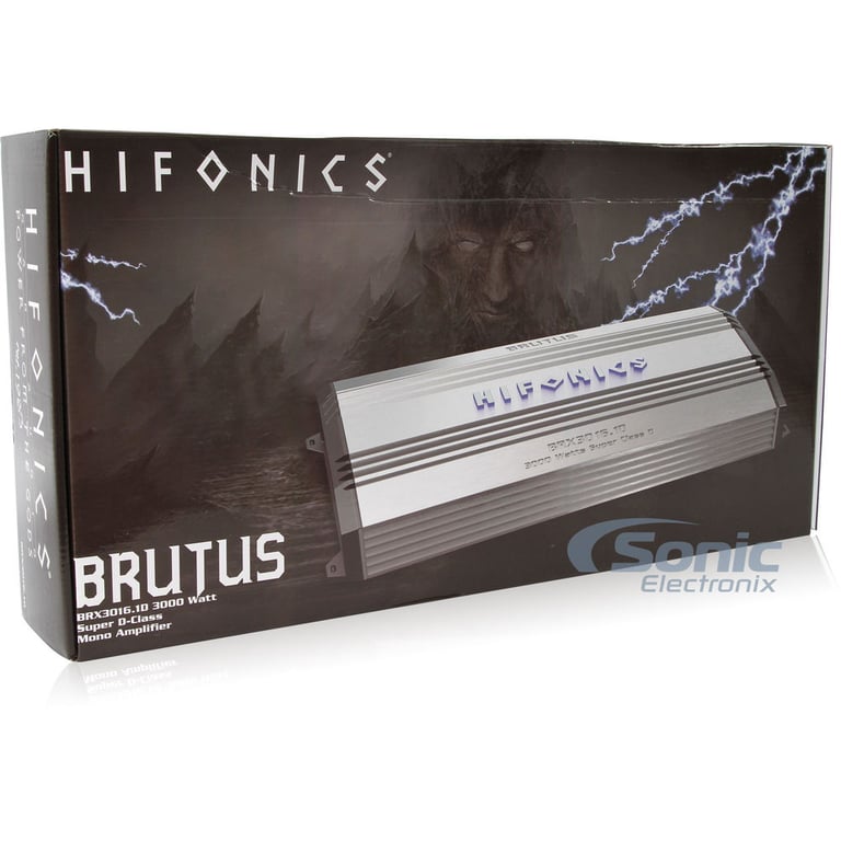 Hifonics Brutus BRX3016.1D 3000 Watt RMS Amplifier + FREE Premium Amp Kit Image 8