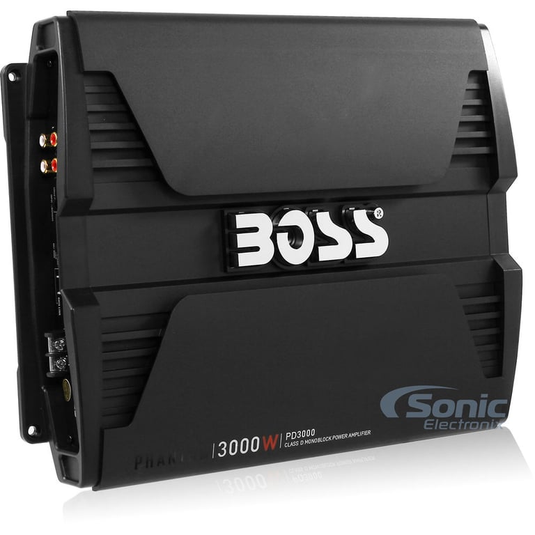Boss PD3000 Amplifier + Free Complete 4 AWG Amp Kit Image 3