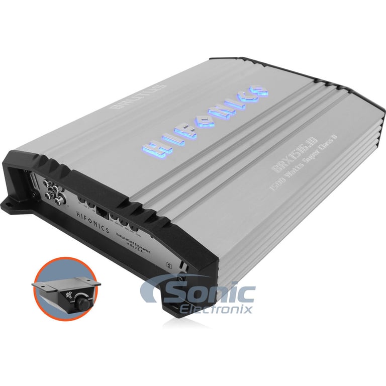 Hifonics Brutus BRX1516.1D + Complete 4 AWG Amp Kit Image 13