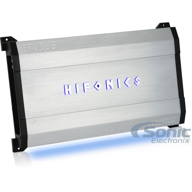 Hifonics Brutus BRX2000.1D 2000 Watt RMS + Premium 4 Gauge Amp Kit Image 2