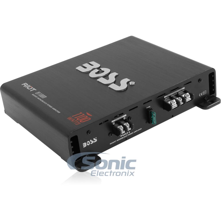 Boss R1100M Amplifier + Complete 8 AWG Amp Kit Image 3