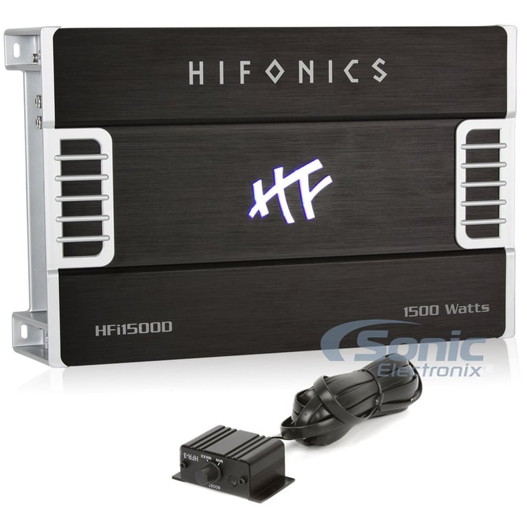 Hifonics HFi1500D 1500W RMS Amplifier + Complete 4 AWG Amp Wiring Kit Image 2