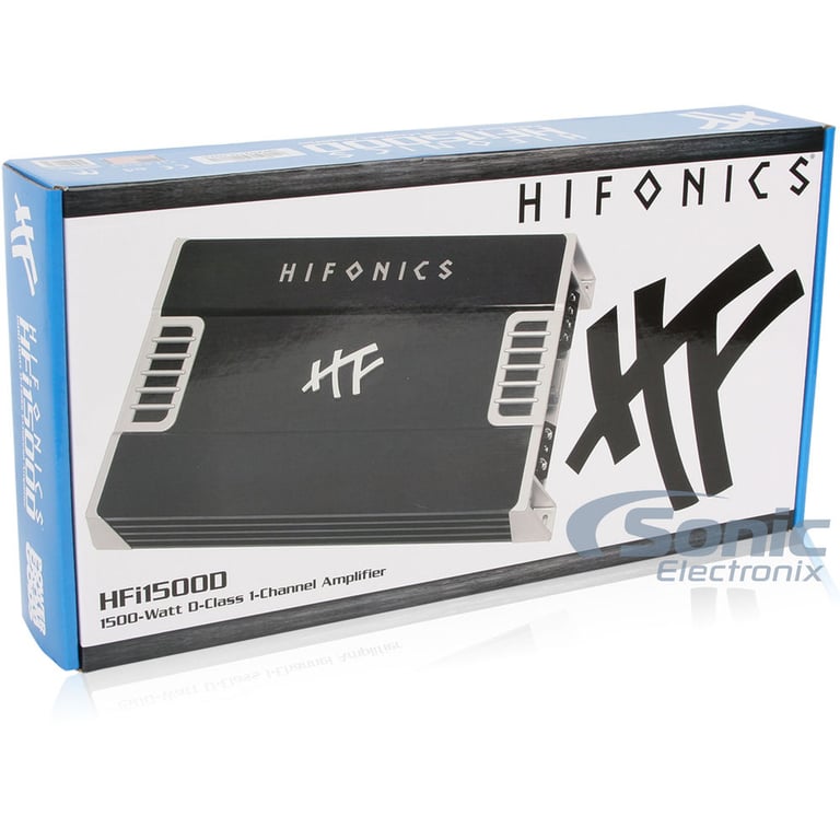 Hifonics HFi1500D 1500W RMS Amplifier + Complete 4 AWG Amp Wiring Kit Image 17