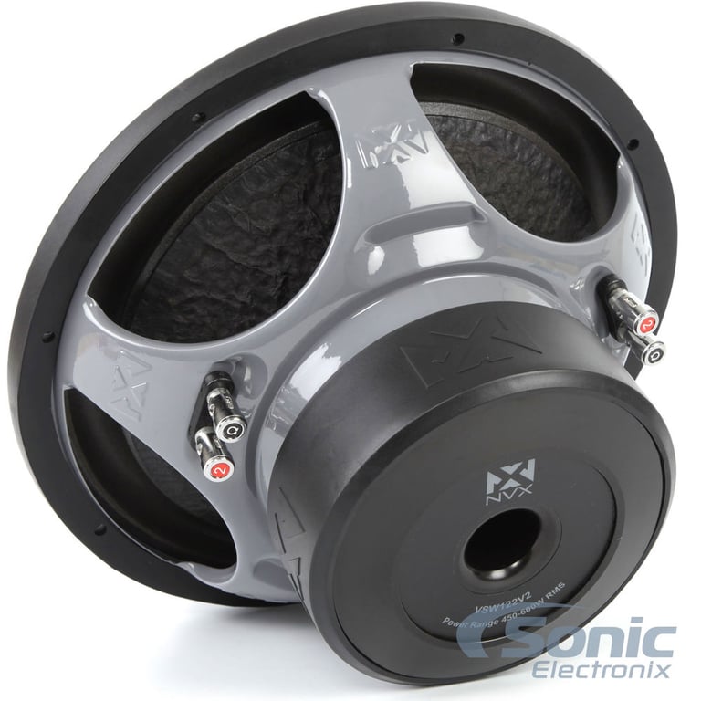 12" NVX VSW122v2 Subwoofer  + Sealed Enclosure + FREE Speaker Wire Image 6