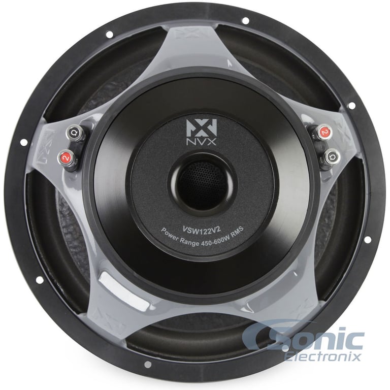 12" NVX VSW122v2 Subwoofer  + Sealed Enclosure + FREE Speaker Wire Image 8