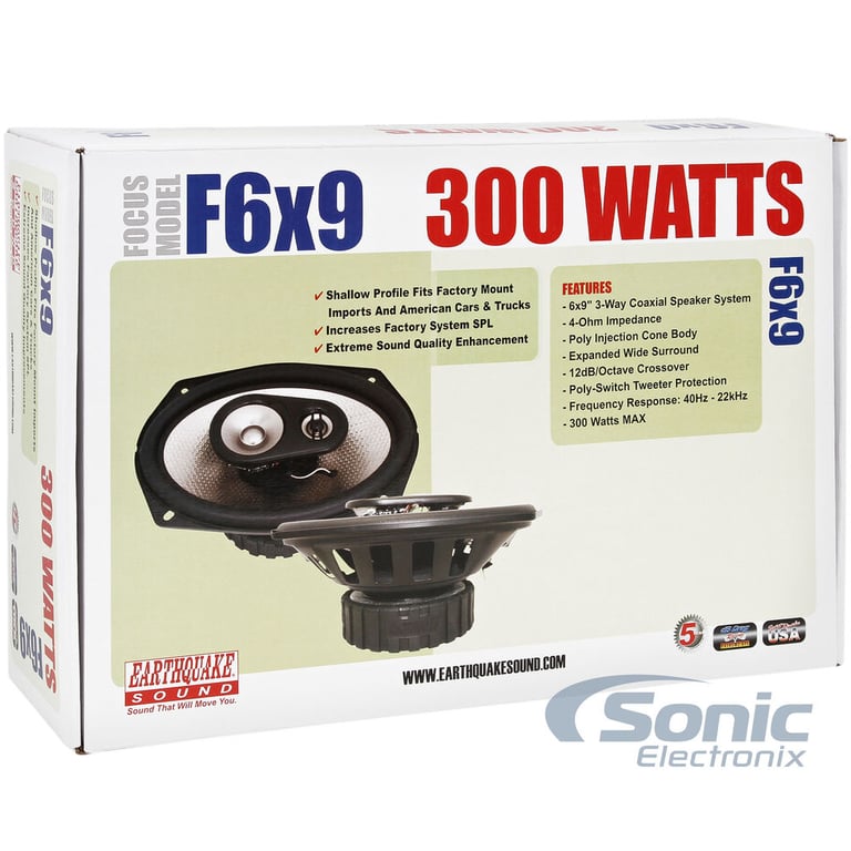 Earthquake Sound Focus F6X9 Image 6