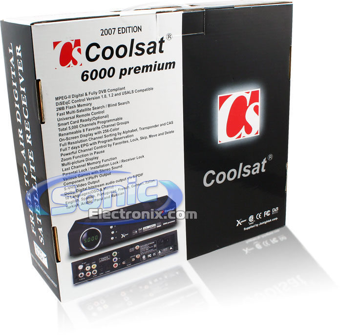 Coolsat 6000 Premium (BLACK) Open Box Image 23