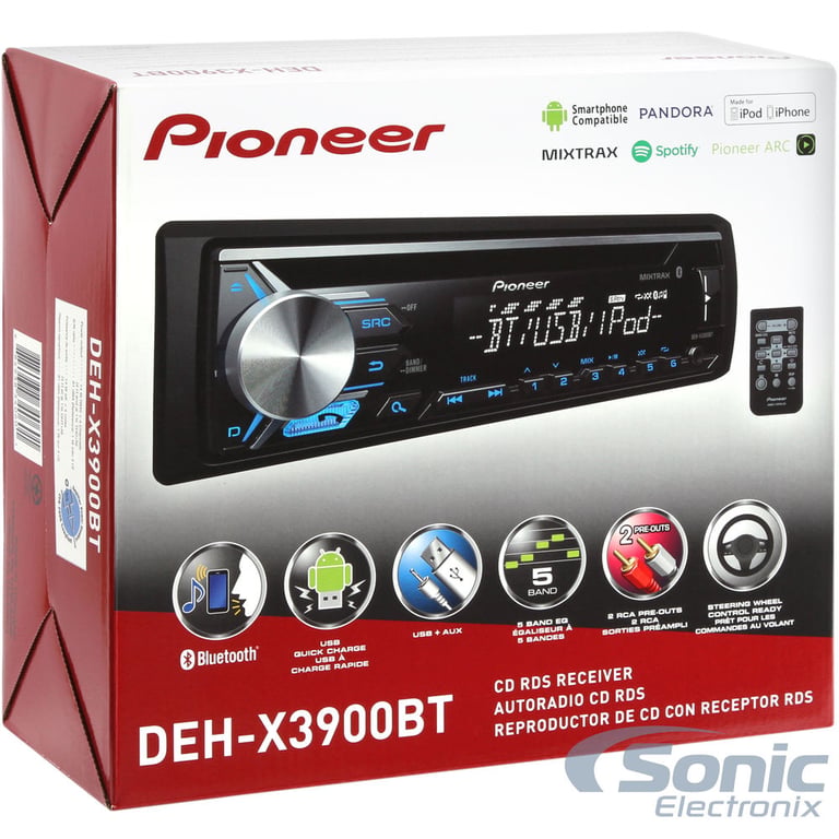 Pioneer DEH-X3900BT Image 6
