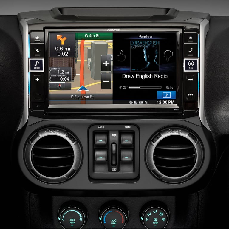 Alpine X009-WRA 9" Restyle In-Dash System for Jeep Wranglers Image 1