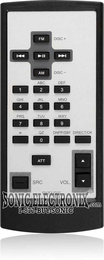 RKEN505 - Replacement Remote for Most Kenwood 2004-up CD Receivers Image 1