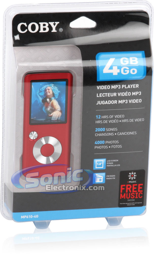 Coby MP610-4G (Red) Image 8