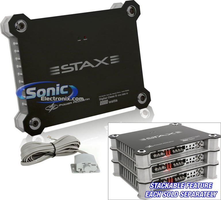 Power Acoustik STAX 2000/1D (STAX2000/1D) Image 1
