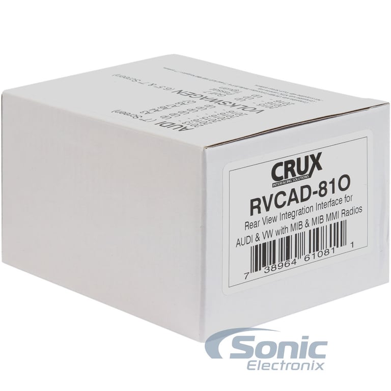 Crux RVCAD-81O Backup Camera Interface Volkswagen w/ MIB/MIB MMI Systems Image 5
