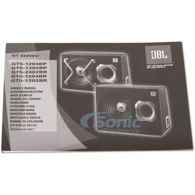 JBL GT5-2402BR Open Box Complete Image 10