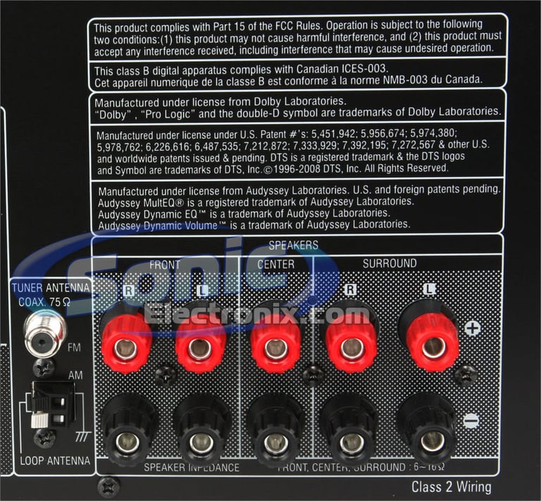 Denon AVR-590 Image 6