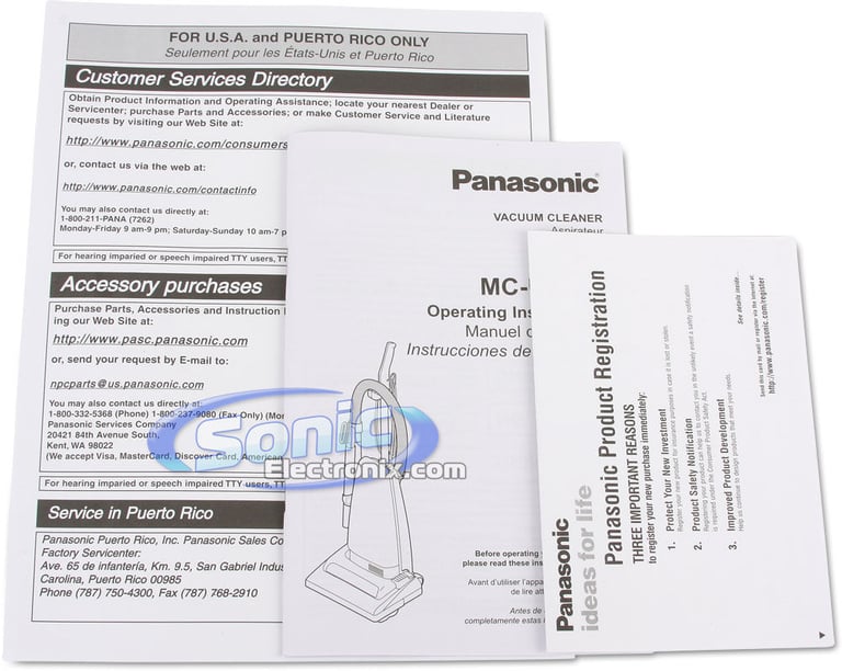 Panasonic MC-UG383 Image 6
