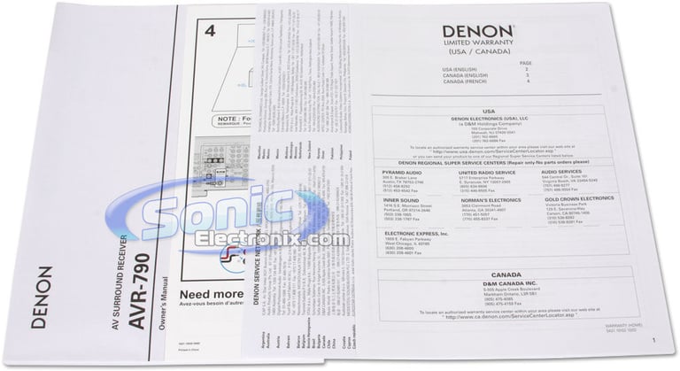Denon AVR-790 Image 15