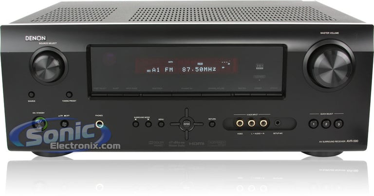 Denon AVR-590 Factory Refurbished Image 3