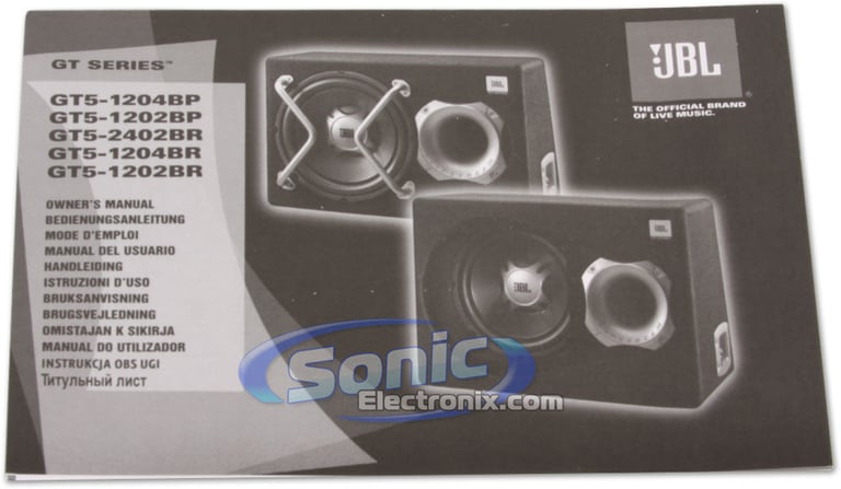 JBL GT5-2402BR Open Box Complete Image 4