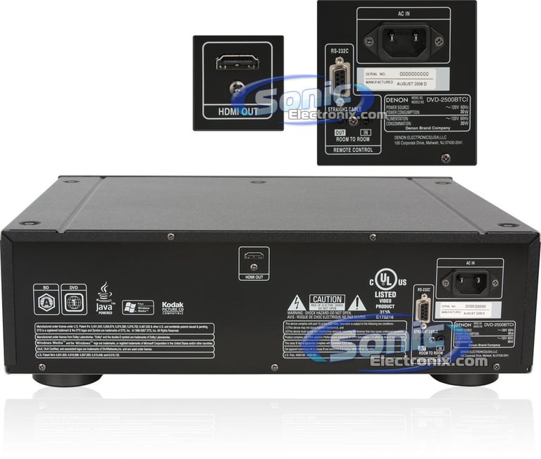 Denon DVD-2500BTCI Image 5