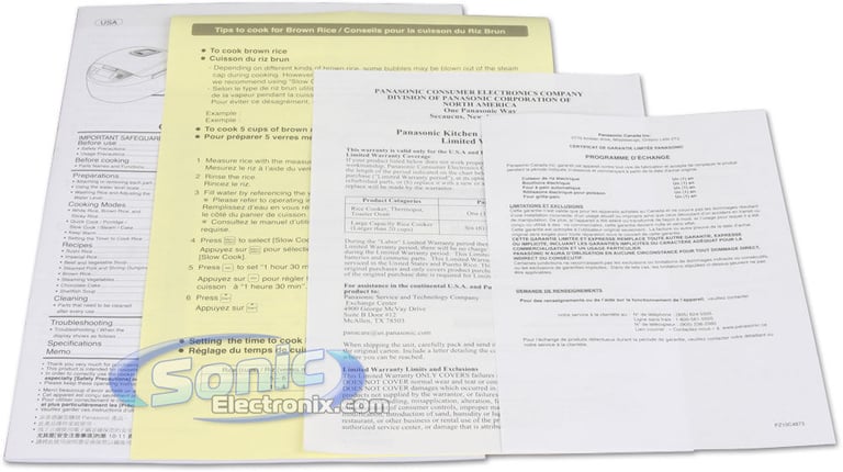 Panasonic SR-MS182 Image 8