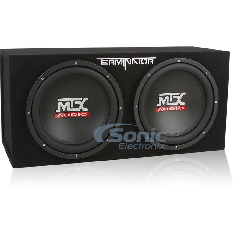 MTX Audio Terminator Dual Subwoofer Package + Amplifier (TNP212D2) (OPEN BOX) Image 2