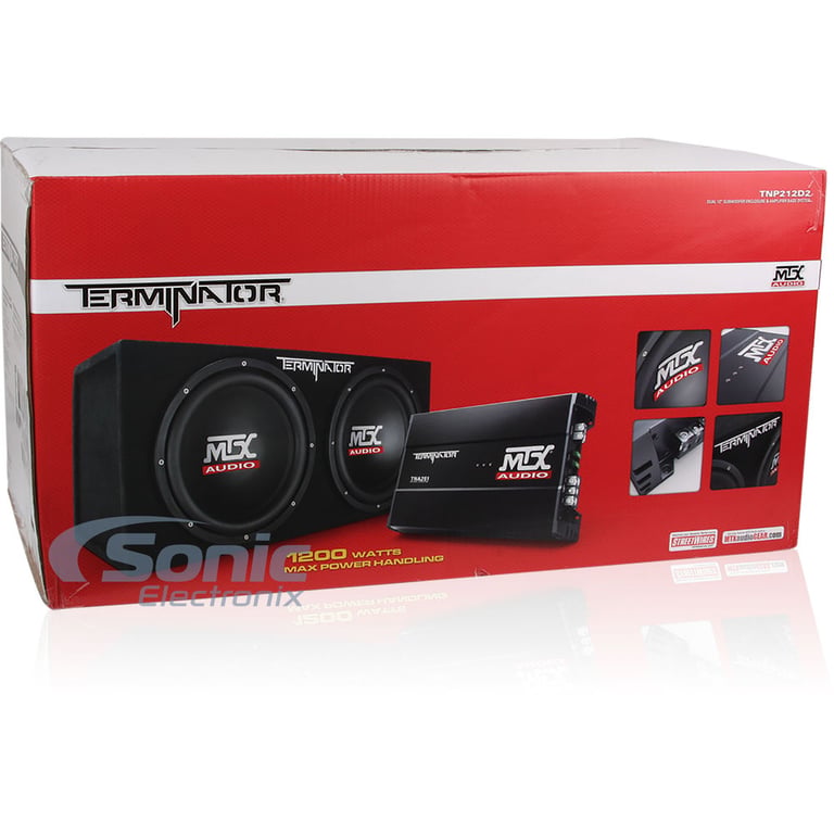 MTX Audio Terminator Dual Subwoofer Package + Amplifier (TNP212D2) (OPEN BOX) Image 11