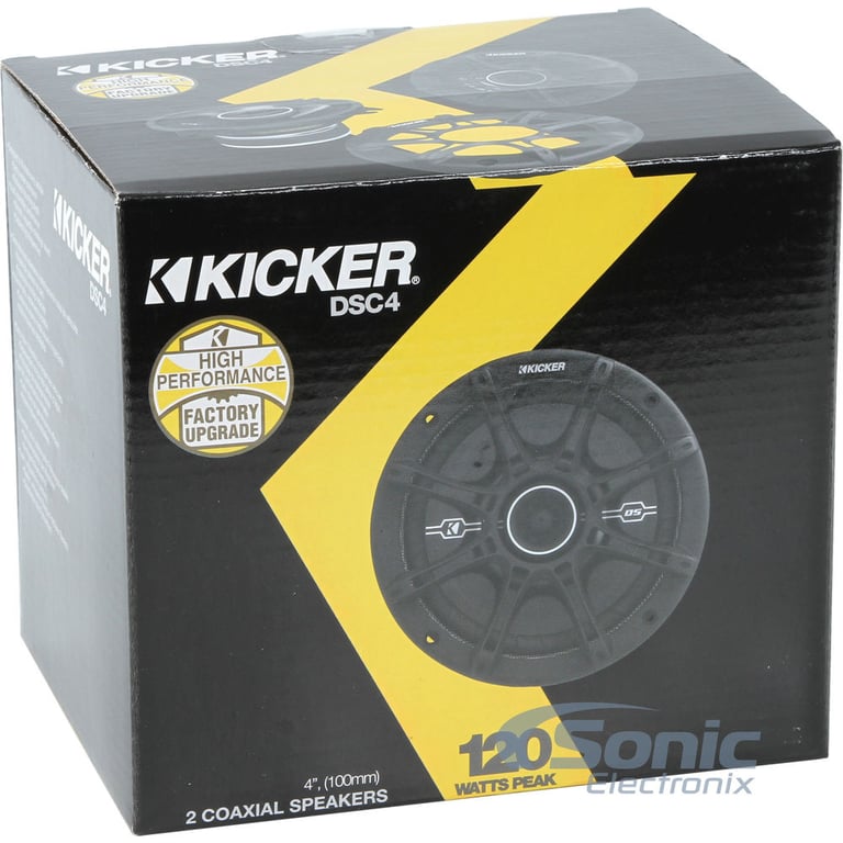 Kicker 41DSC44 Speakers w/ Jeep Dash Adapters Image 9