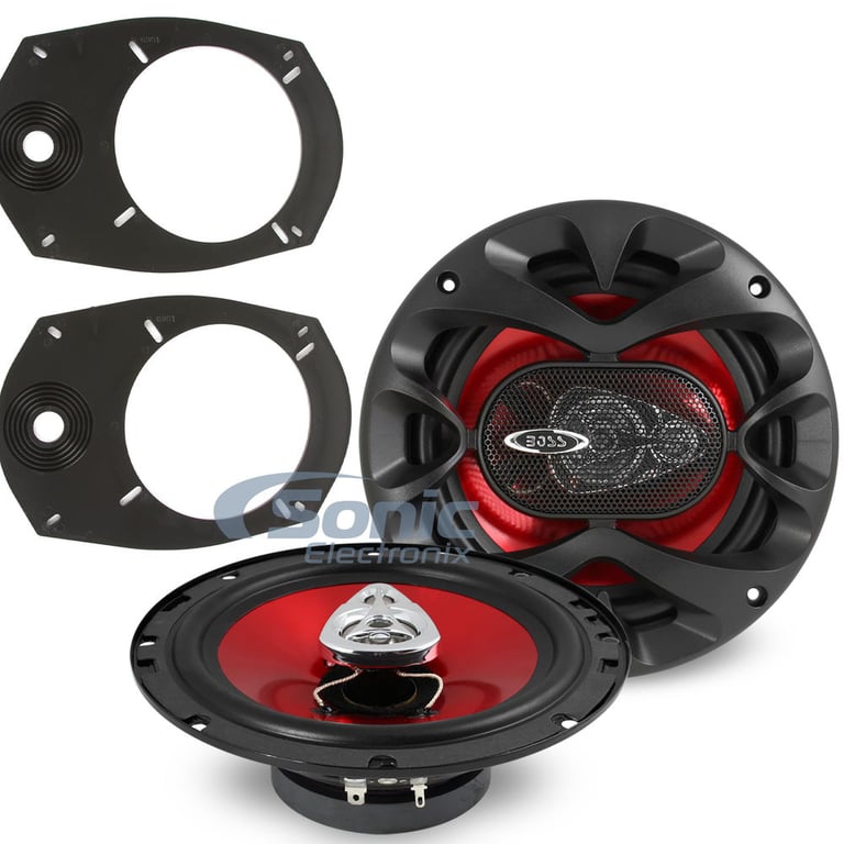 Boss CH6530 with 6" x 9" Speaker Mounting Adapters Image 1