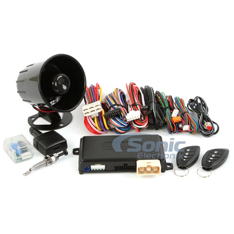 Encore E6 1-Way Remote Start Keyless Entry Car Alarm and 4-Door Power Lock Kit Image 10